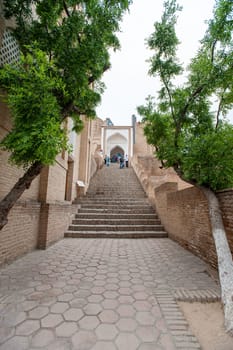 The Shahi Zinda Memorial Complex in Samarkand, Uzbekistan