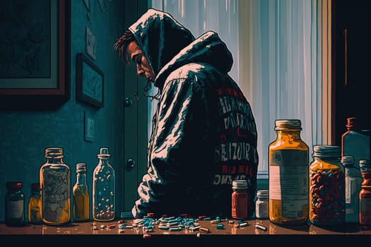 The big social problem and disease of catching a buzz. Stop, no drugs. Dependence and addiction. Addictive substances, alcohol, cigarettes and drugs. health cocaine heroin cannabis and pills.