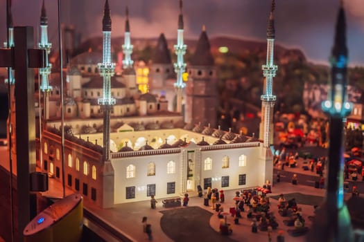 24.08.22 Istanbul, Turkey: Turkish sights made from Lego.