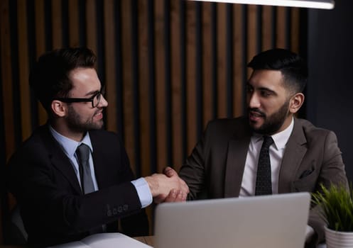Business people in the office at the meeting