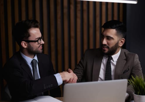 Business people in the office at the meeting