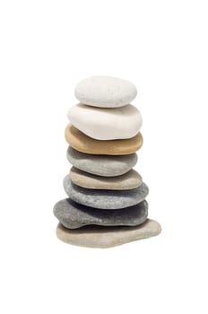 a stack of stones with a transparent background