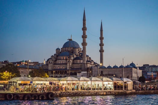 Yeni Cami New Mosque in Eminonu Istanbul, Turkey.