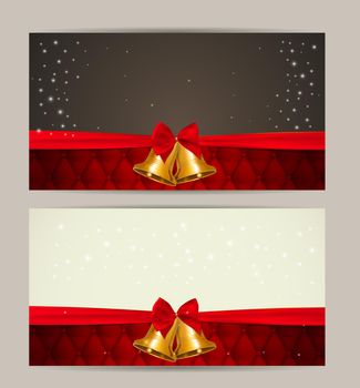 Merry Christmas and New Year Background. Vector Illustration EPS10