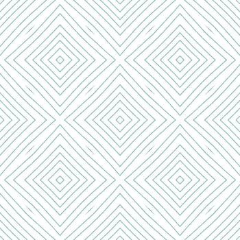 Mosaic seamless pattern. Turquoise symmetrical kaleidoscope background. Textile ready terrific print, swimwear fabric, wallpaper, wrapping. Retro mosaic seamless design.