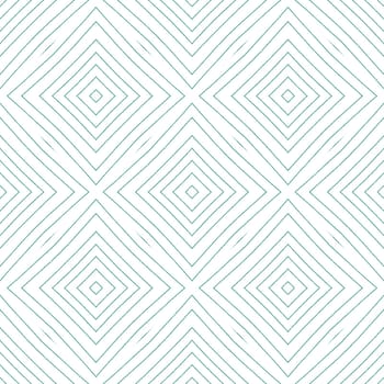 Mosaic seamless pattern. Turquoise symmetrical kaleidoscope background. Textile ready terrific print, swimwear fabric, wallpaper, wrapping. Retro mosaic seamless design.
