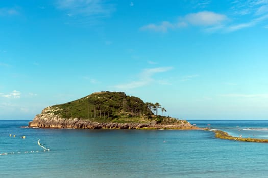 San Nicolas island in Lekeitio. Basque country, Spain