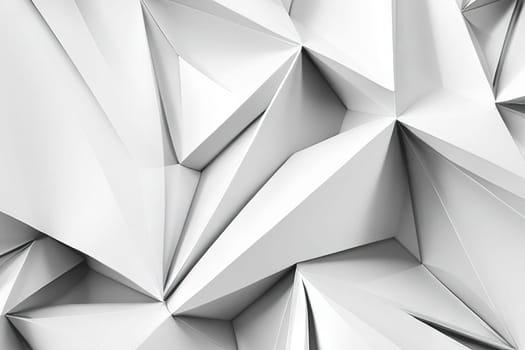 Abstract mosaic background White low poly background texture illustration