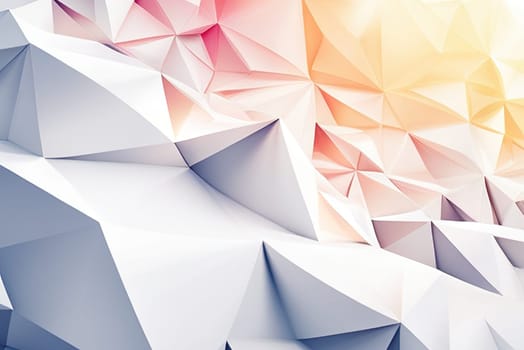 Colorful triangular abstract background. Abstract polygonal background futuristic style geometric colorful triangle texture illustration.