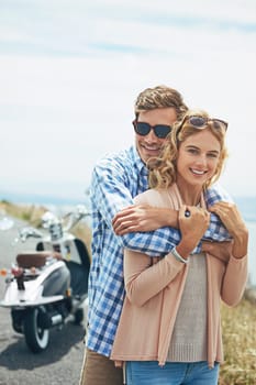 Enjoying a day filled with love. a young couple enjoying a day outdoors