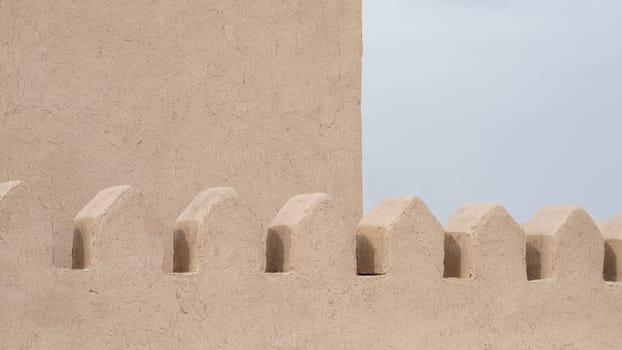 An element of an ancient fortress in Central Asia. Uzbekistan, Bukhara