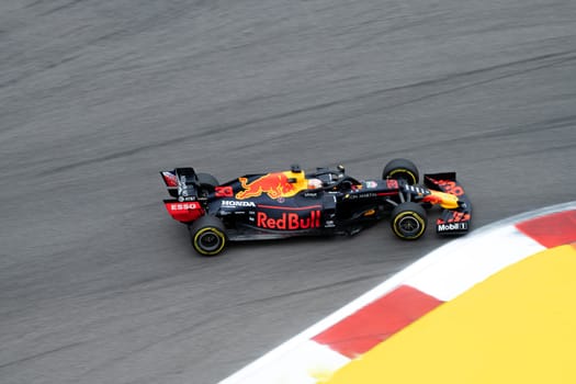 SOCHI, RUSSIA - 29 September 2019: Race Start at Formula 1 Grand Prix of Russia 2019. High quality photo