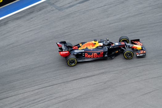 SOCHI, RUSSIA - 29 September 2019: Race Start at Formula 1 Grand Prix of Russia 2019. High quality photo