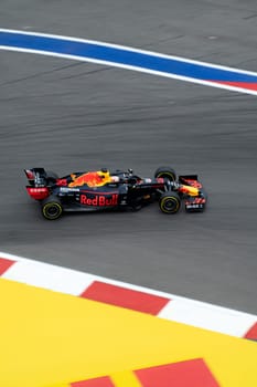 SOCHI, RUSSIA - 29 September 2019: Race Start at Formula 1 Grand Prix of Russia 2019. High quality photo