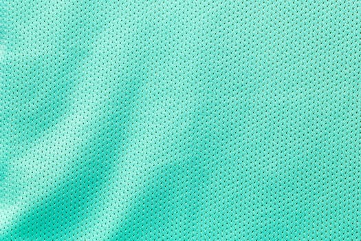 Canvas sackcloth woven texture pattern background in teal cyan blue color