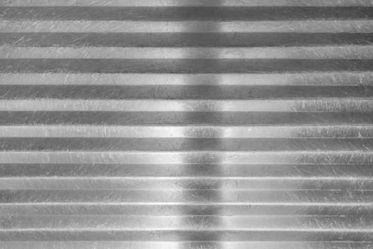 Corrugated Grey Metal Silver Pattern Steel White Texture Iron Background.