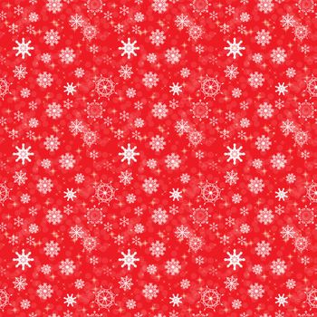 Abstract Beauty Christmas and New Year Background with Snow and Snowflakes. seamless pattern. Vector Illustration. EPS10