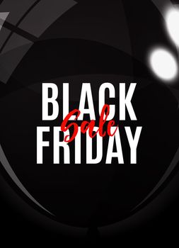 Black Friday Sale Banner Template. Vector Illustration EPS10