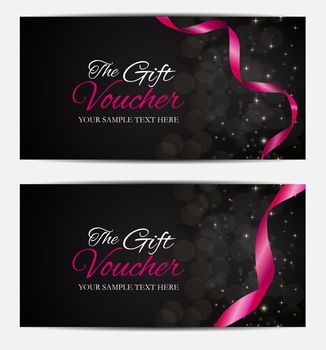 Luxury Members, Gift Card Template for your Business Vector Illustration EPS10