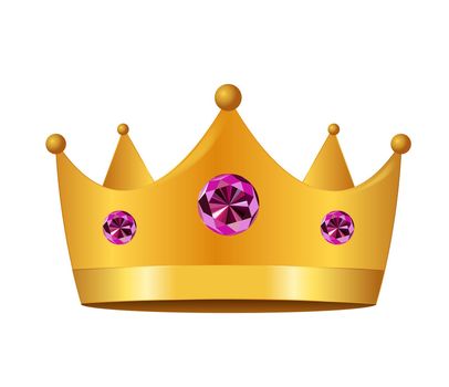 Princess Crown Icon. Vector Illustration. EPS10