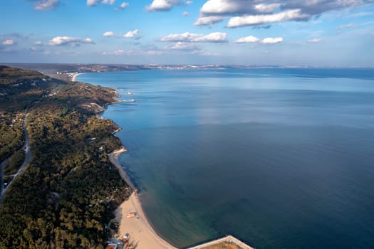 Amazing coastline  to Cape Kaliakra, a long and narrow headland of the northern Black Sea Coast,  Bulgaria