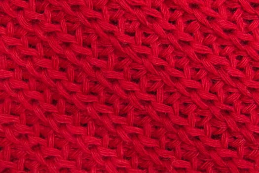 Red Fabric Abstract Pattern Lines Cloth Stripes Vintage Textile Texture Background.