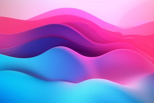 background illustration dynamic gradient digital abstract wallpaper line pink flowing geometric light bright. Generative AI.