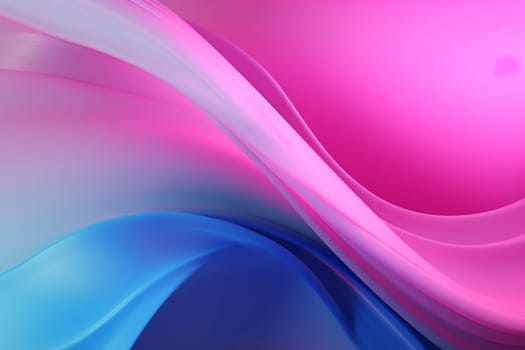 background cyberspace wavy purple red shape wallpaper blue creative line decorative element pink flow color blank colorful. Generative AI.