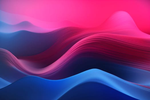 background colours backdrop wave digital futuristic vibrant cyberspace gradient red curve neon. Generative AI.