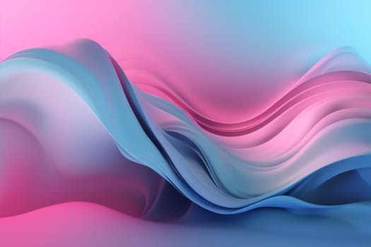 background pink gradient wavy color flowing purple wave curve dynamic wallpaper banner vibrant line cyberspace creative. Generative AI.