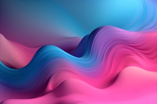 background gradient geometric liquid purple art concept light illustration graphic design generative ai flowing line color flow. Generative AI.