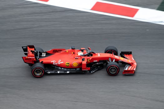 SOCHI, RUSSIA - 29 September 2019: Race Start at Formula 1 Grand Prix of Russia 2019. High quality photo