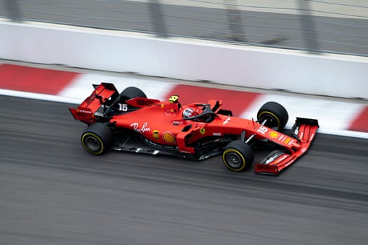 SOCHI, RUSSIA - 29 September 2019: Race Start at Formula 1 Grand Prix of Russia 2019. High quality photo