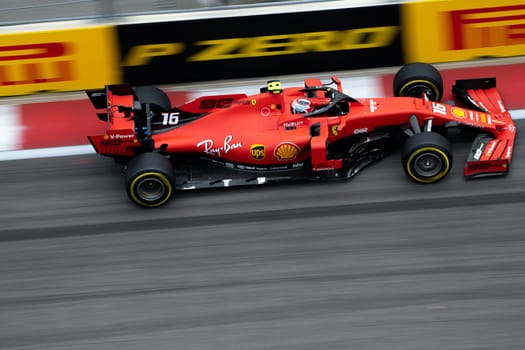 SOCHI, RUSSIA - 29 September 2019: Race Start at Formula 1 Grand Prix of Russia 2019. High quality photo