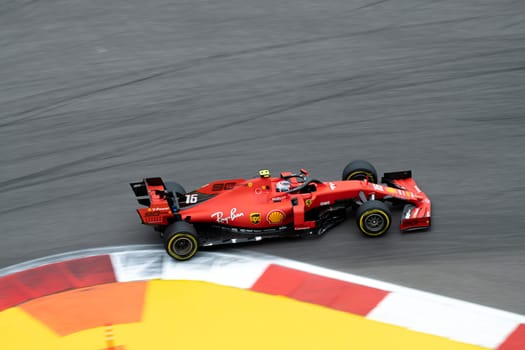 SOCHI, RUSSIA - 29 September 2019: Race Start at Formula 1 Grand Prix of Russia 2019. High quality photo