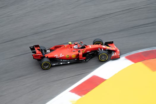 SOCHI, RUSSIA - 29 September 2019: Race Start at Formula 1 Grand Prix of Russia 2019. High quality photo