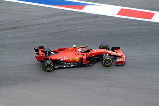 SOCHI, RUSSIA - 29 September 2019: Race Start at Formula 1 Grand Prix of Russia 2019. High quality photo