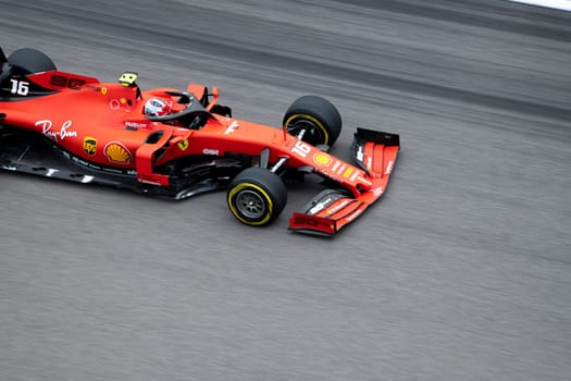 SOCHI, RUSSIA - 29 September 2019: Race Start at Formula 1 Grand Prix of Russia 2019. High quality photo