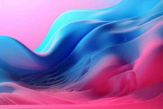 background bright purple red pattern line graphic illustration wavy cyberspace flow banner decorative generative ai vibrant pink. Generative AI.