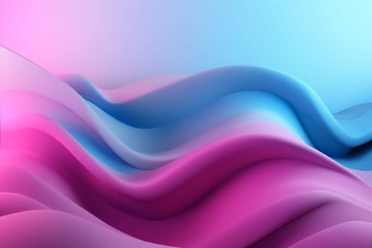 background abstract backdrop blank cyberspace element graphic wallpaper color illustration digital line generative ai shape concept art purple flowing bright wave. Generative AI.