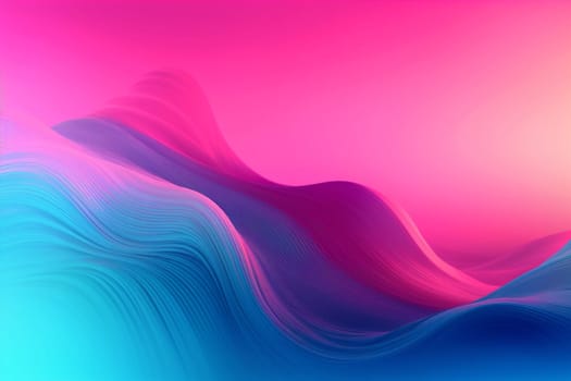 background flow abstract creative purple geometric pattern neon line color wave futuristic digital light bright. Generative AI.