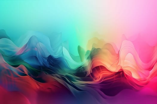 background pattern dynamic wavy modern pink light purple line blue element graphic futuristic flow art color. Generative AI.