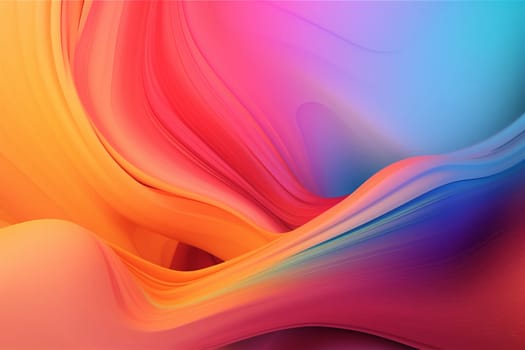 background pink wallpaper element wavy banner modern gradient design wave. Generative AI.