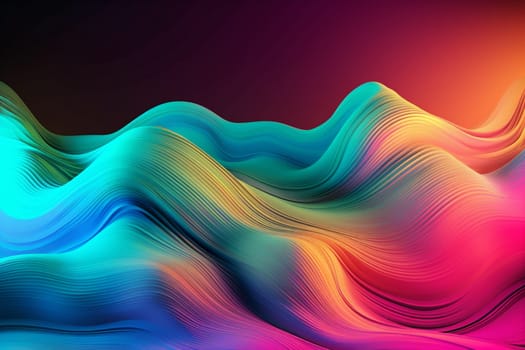 background bright flowing color liquid blank digital art dynamic generative ai. Generative AI.