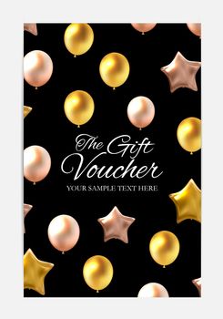 Gift Voucher Template For Your Business. Vector Illustration EPS10