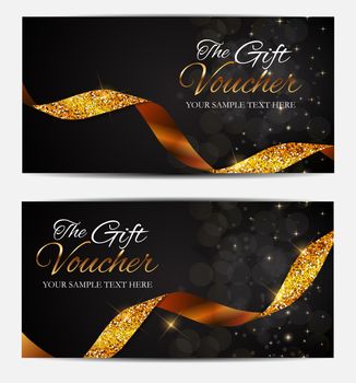 Luxury Members, Gift Card Template for your Business Vector Illustration EPS10