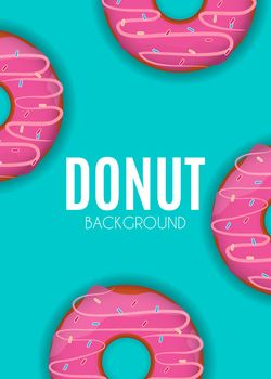 Abstract Donut Background Vector Illustration EPS10