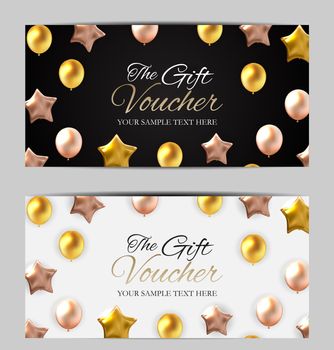 Luxury Members, Gift Card Template for your Business Vector Illustration EPS10