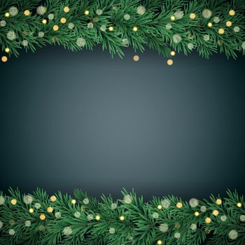 Merry Christmas and New Year Background. Vector Illustration EPS10
