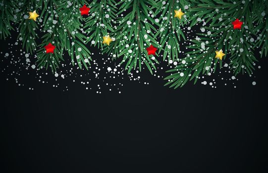 Merry Christmas and New Year Background. Vector Illustration EPS10